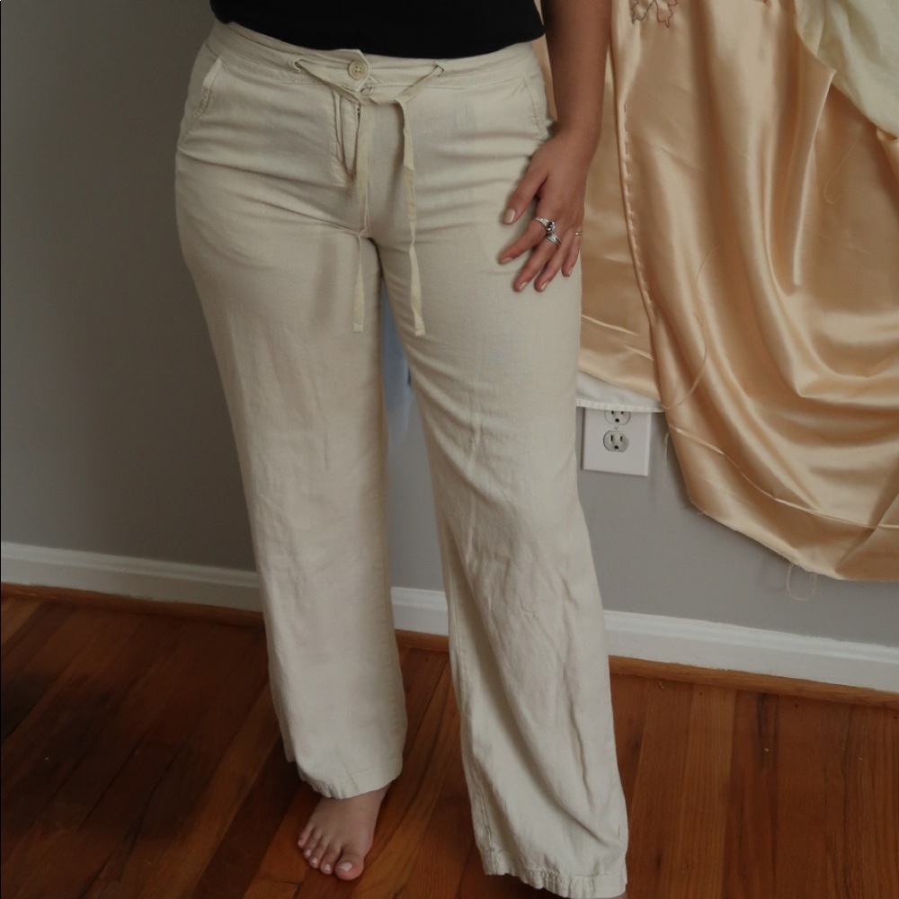 F21 LINEN pants!